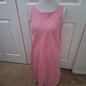 Sigrid Olsen Sport 100% Linen Shift Dress    Size 12